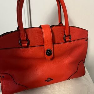 Coach Red satchel